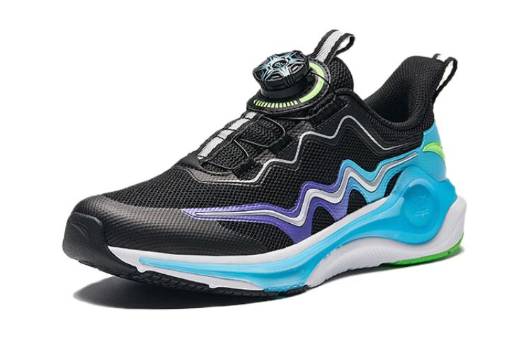 (Youth) Anta Running Series Sneakers 'Black Blue' 圖 2