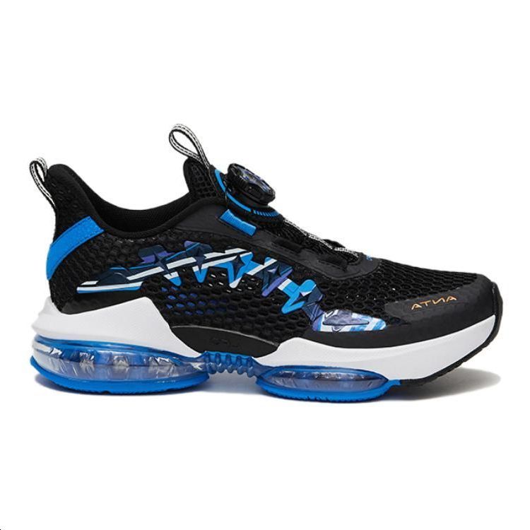 (Youth) Anta Running Series Sneakers 'Black Blue' 圖 2