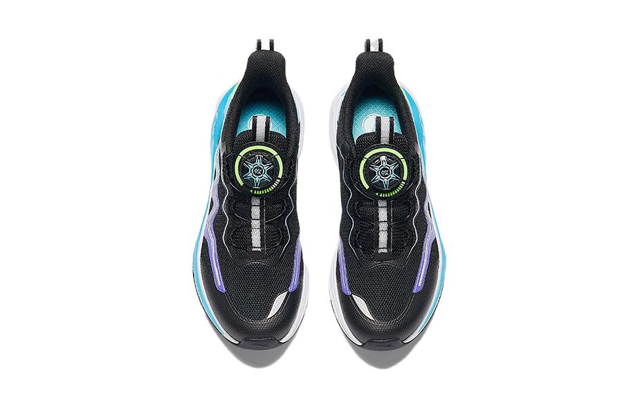 (Youth) Anta Running Series Sneakers 'Black Blue' 圖 3