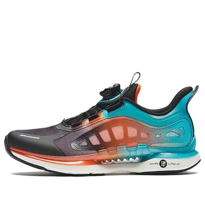(Youth) Anta Running Series Sneakers 'Black Orange Blue'