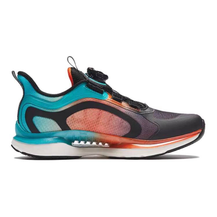 (Youth) Anta Running Series Sneakers 'Black Orange Blue' 圖 2