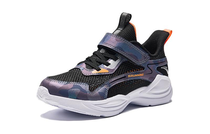 (Youth) Anta Running Series Sneakers 'Black Orange' 圖 2