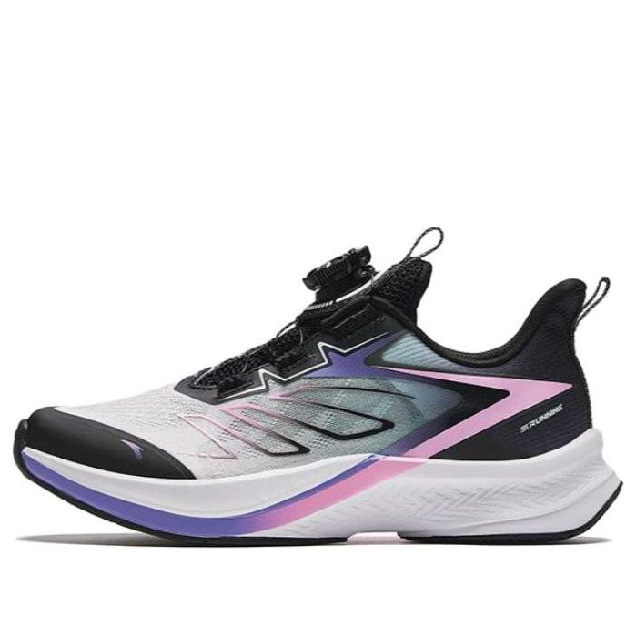 (Youth) Anta Running Series Sneakers 'Black Purple Grey'