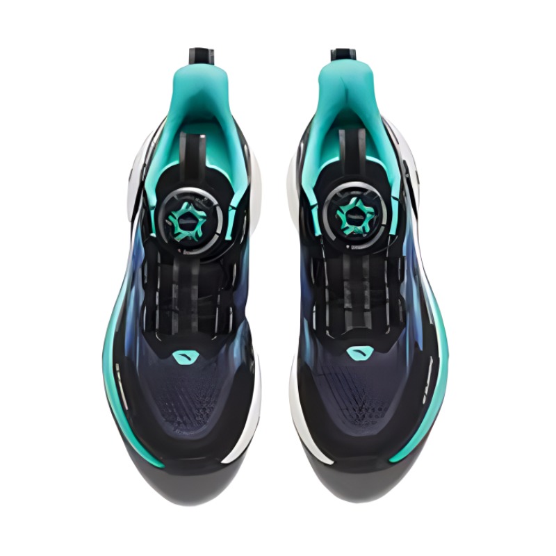 (Youth) Anta Running Series Sneakers 'Black Silver Teal' 圖 3