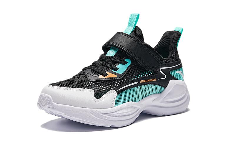 (Youth) Anta Running Series Sneakers 'Black Teal White' 圖 2