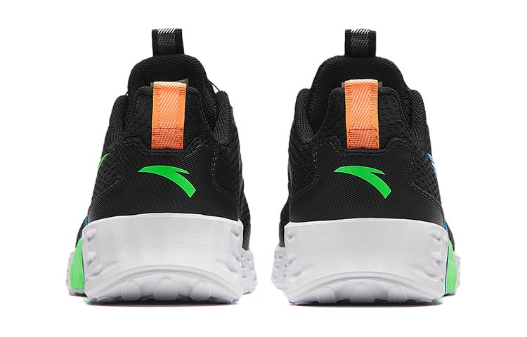 (Youth) Anta Running Series Sneakers 'Black with Green Blue' 圖 4