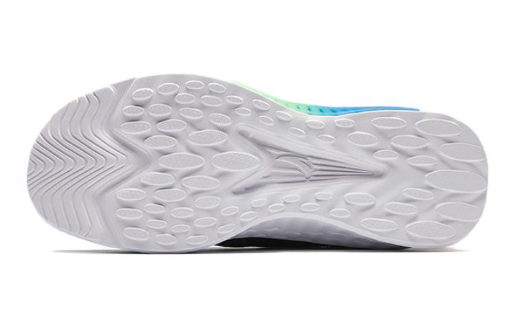 (Youth) Anta Running Series Sneakers 'Black with Green Blue' 圖 5