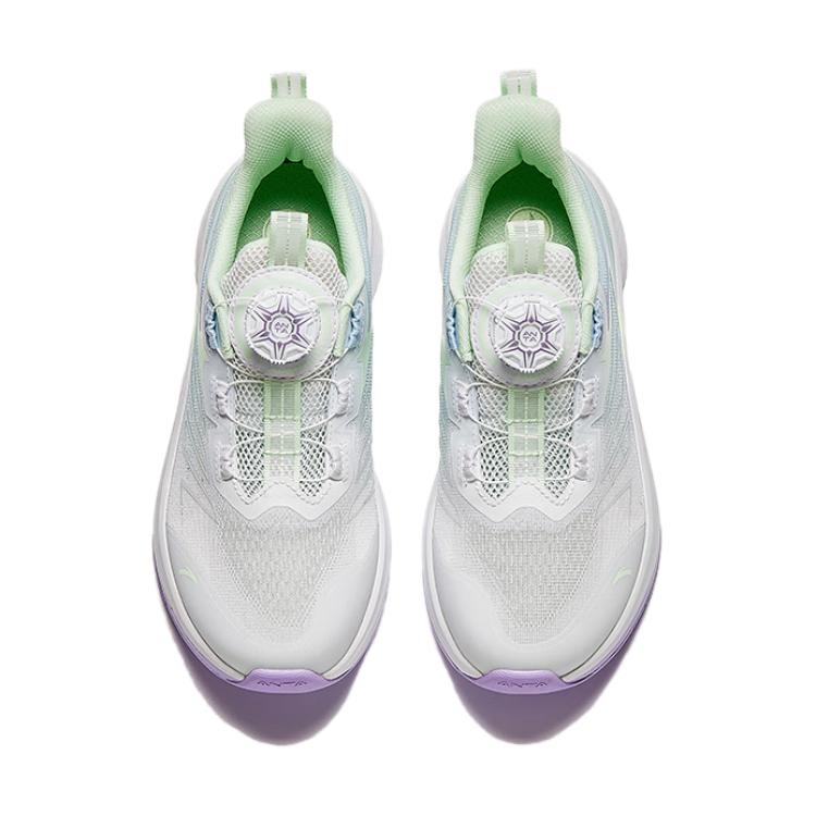 Lookbook (JR) アンタ ランニング シリーズ スニーカー 『グリーン ブルー ホワイト』 322425511-2