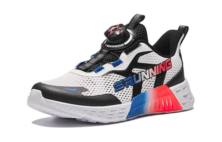 Order (JR) Anta Running Series Sepatu 'Putih Hitam dengan Merah Biru' A312425515-3