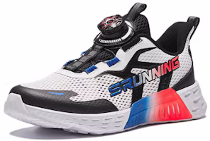 Order (Youth) Anta Running Series Sneakers 'White Black with Red Blue' A312425515-3