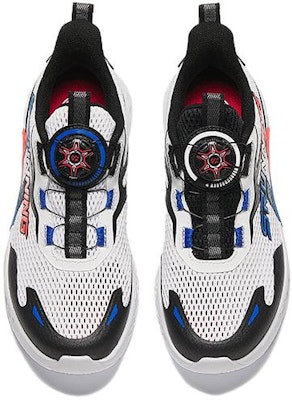 (JR) Anta Running Series Sepatu 'Putih Hitam dengan Merah Biru' A312425515-3 Lookbook (JR) Anta Running Series Sepatu 'Putih Hitam dengan Merah Biru' A312425515-3