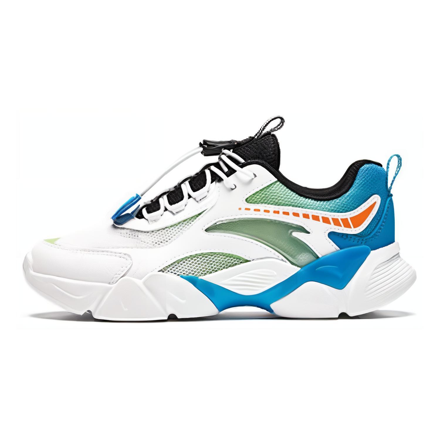 (Youth) Anta Running Series Sneakers 'White Green Blue'