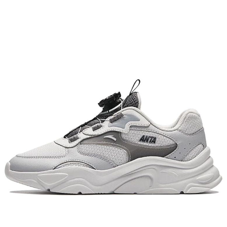 (Youth) Anta Running Series Sneakers 'White Grey Black' A312418801-3