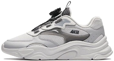 (Youth) Anta Running Series Sneakers 'White Grey Black' A312418801-3 (Youth) Anta Running Series Sneakers 'White Grey Black' A312418801-3