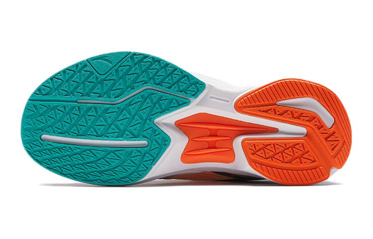 (Youth) Anta Running Series Sneakers 'White Orange Teal' 圖 5