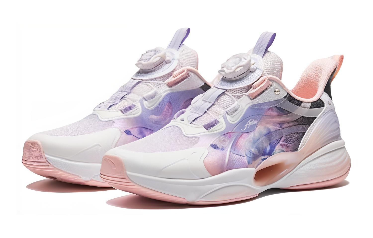 (Youth) Anta Running Series Sneakers 'White Pink Purple' 圖 3