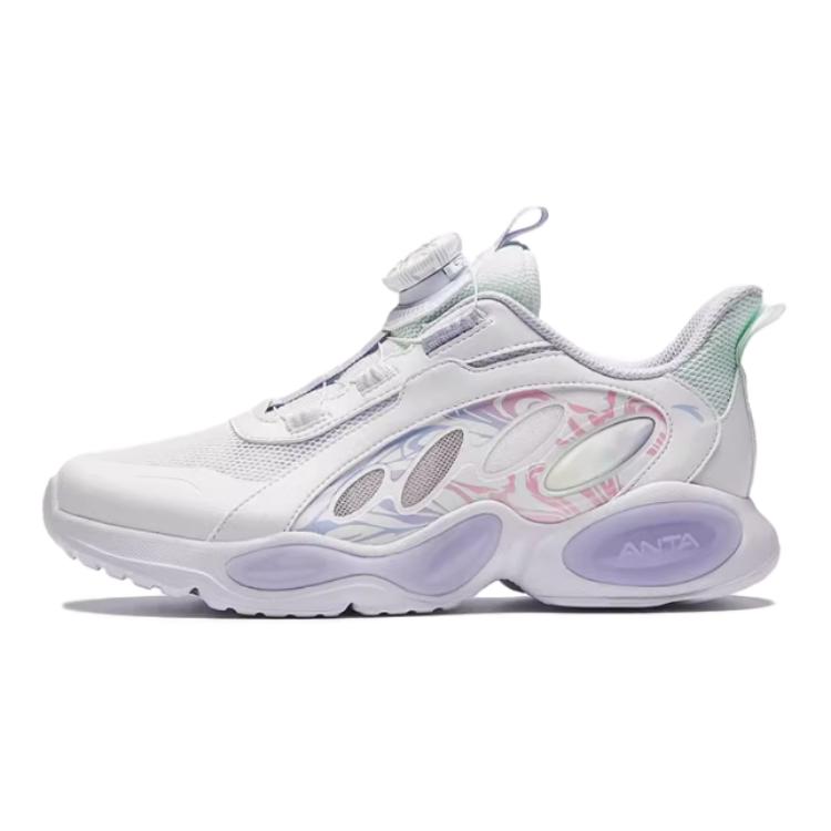 (Youth) Anta Running Series Sneakers 'White Purple'