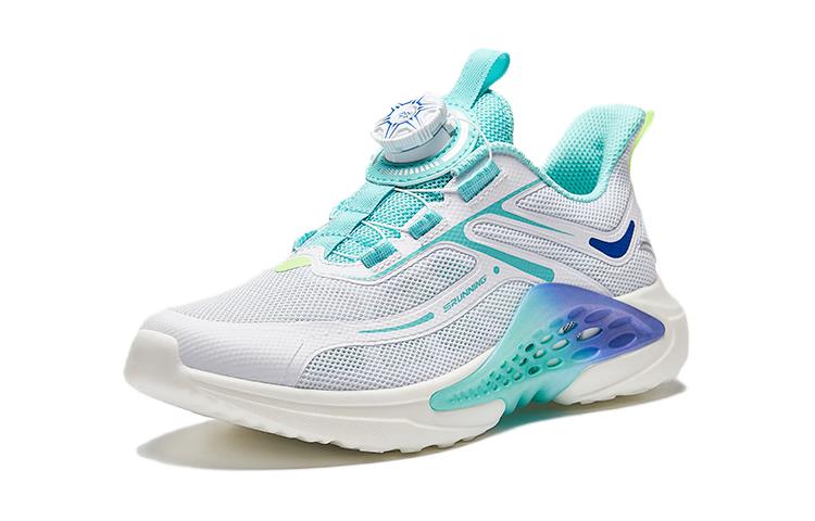 Order (JR) Anta Running Series Sneakers 'Putih Teal Biru' A312425509-4