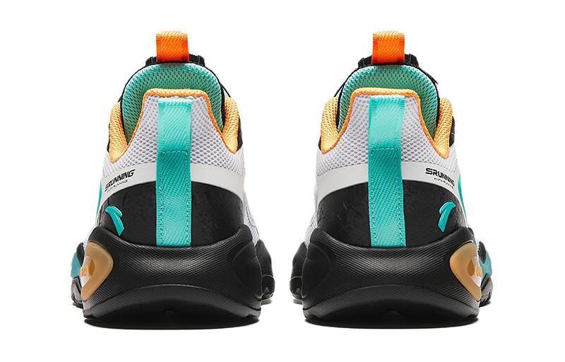 (Youth) Anta Running Series Sneakers 'White Yellow Teal' 圖 4