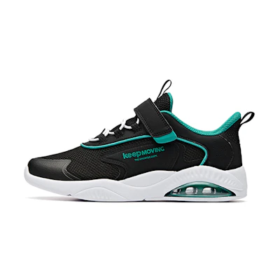 (Youth) Anta Running Shoe 'Black White Green'