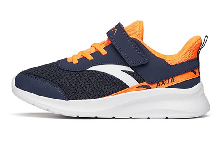 (Youth) Anta Running Shoe 'Blue Orange Velcro'