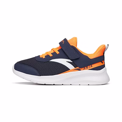 (Youth) Anta Running Shoe 'Blue Orange Velcro'