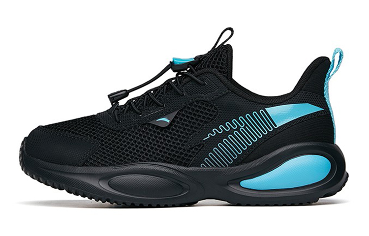 (Youth) Anta Running Shoes 'Black Blue'