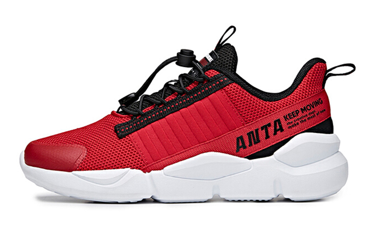 (Youth) Anta Running Shoes 'Black Red White'