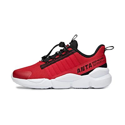 (Youth) Anta Running Shoes 'Black Red White'
