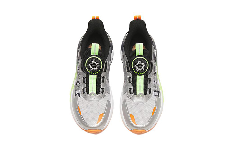 Lookbook (JR) 安踏跑鞋低帮 '黑灰橙配色' 312245533-1