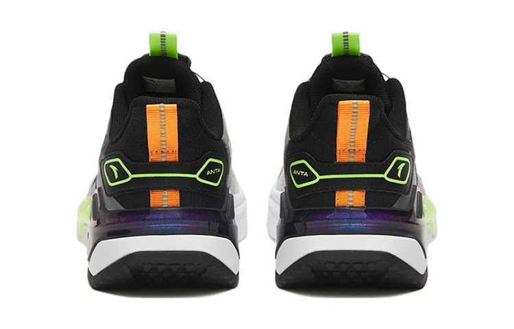 Shop (JR) 安踏跑鞋低帮 '黑灰橙配色' 312245533-1