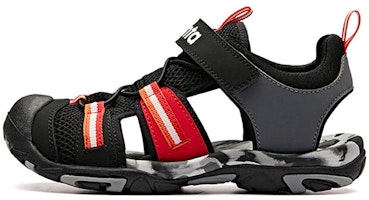 (Youth) Anta Sandal 'Black Grey Velcro' 31926911-2 (Youth) Anta Sandal 'Black Grey Velcro' 31926911-2