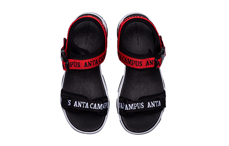 Shop (Youth) Anta Sandal 'Red Black' 31926908-1