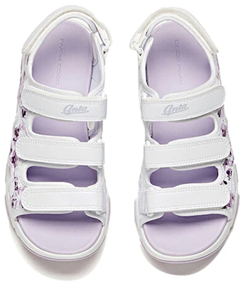 (Youth) Anta Sandal 'White Purple' 322126967-2 Lookbook (Youth) Anta Sandal 'White Purple' 322126967-2