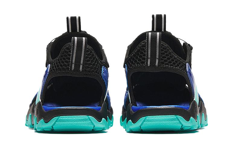 (Youth) Anta Sandals 'Black Teal Blue' 圖 3