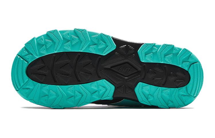 (Youth) Anta Sandals 'Black Teal Blue' 圖 4