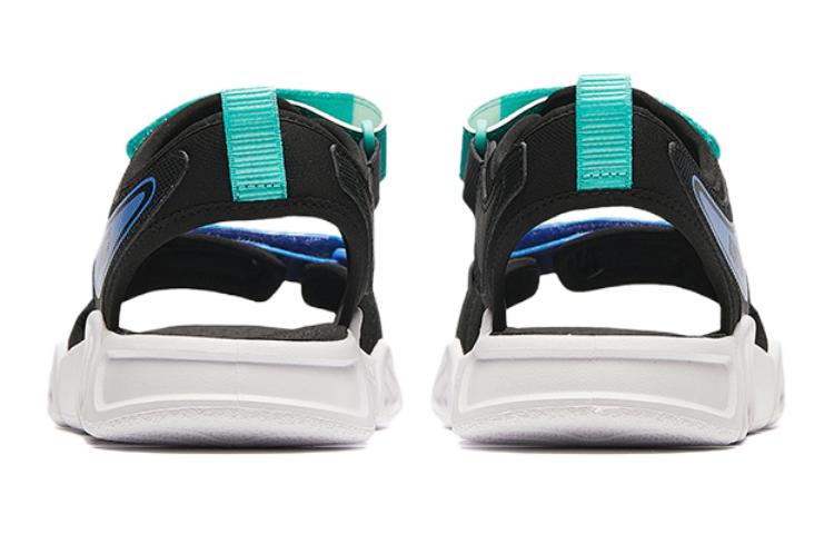 (Youth) Anta Sandals 'Black Teal Blue' 圖 3