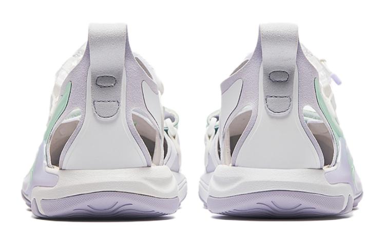 (Youth) Anta Sandals 'White Purple Green' 圖 4
