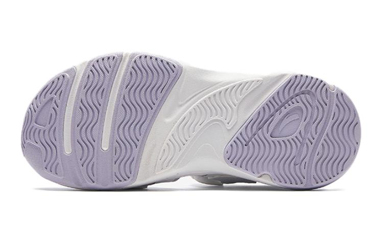 (Youth) Anta Sandals 'White Purple Green' 圖 5
