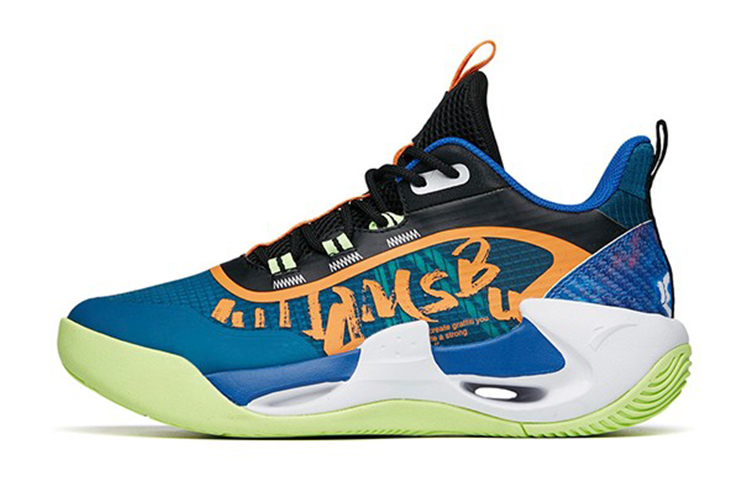 (Youth) Anta Shock-Absorbing Low-Top Basketball 'Black' 312221111-4