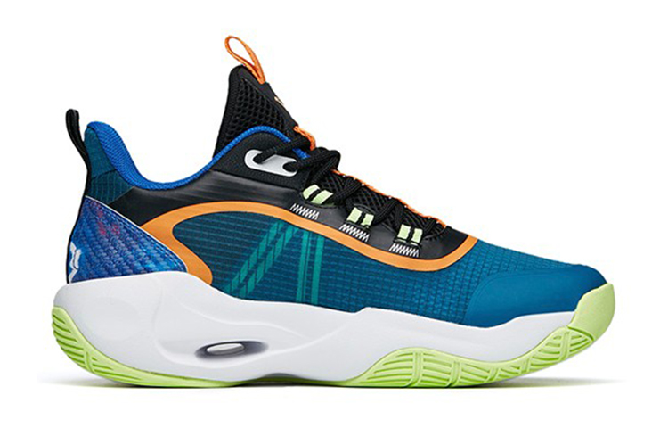 Order (Youth) Anta Shock-Absorbing Low-Top Basketball 'Black' 312221111-4