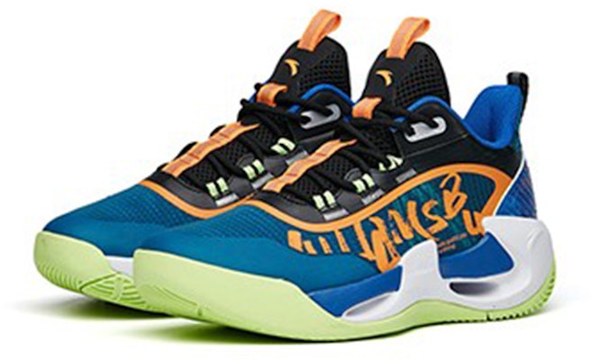 (Youth) Anta Shock-Absorbing Low-Top Basketball 'Black' 312221111-4 Lookbook (Youth) Anta Shock-Absorbing Low-Top Basketball 'Black' 312221111-4