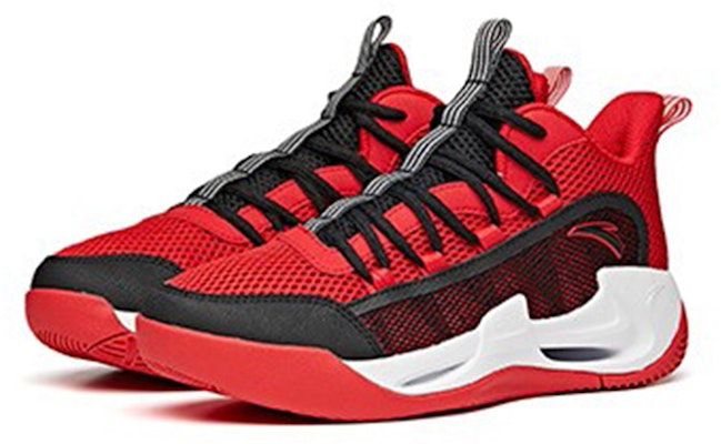 大童 Anta安踏 風洞1代 高筒 籃球鞋 大學紅 Lookbook 大童 Anta安踏 風洞1代 高筒 籃球鞋 大學紅