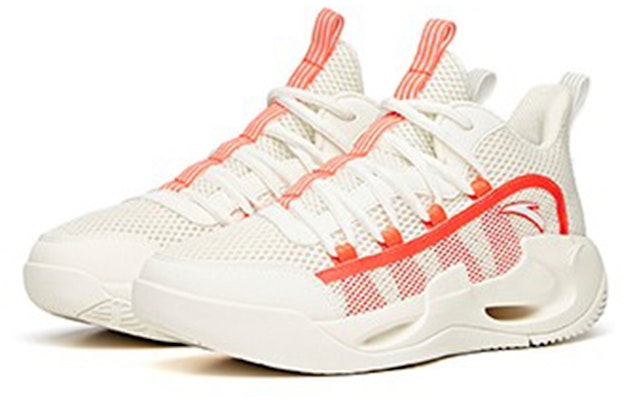 (Youth) Anta 1.0 Lifestyle Shoes 'White Orange' A312121100A-5 Lookbook (Youth) Anta 1.0 Lifestyle Shoes 'White Orange' A312121100A-5