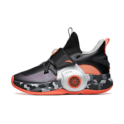 (Youth) Anta Shock the Game 5 Low 'Black Orange Silver'
