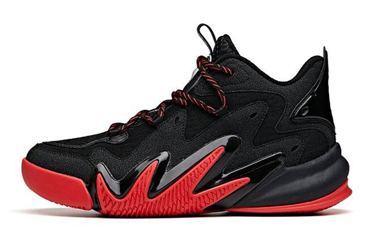 (Youth) Anta Shock Wave 2 'Black Red' 312031109-5