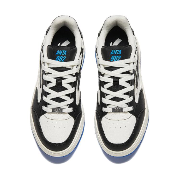 Order (JR) Anta Sepatu Skateboarding Seri 'Hitam Putih Biru' 312418010R-2