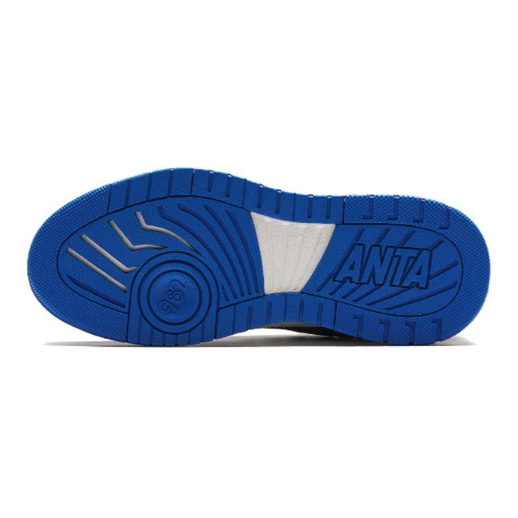 Shop (JR) Anta Sepatu Skateboarding Seri 'Hitam Putih Biru' 312418010R-2