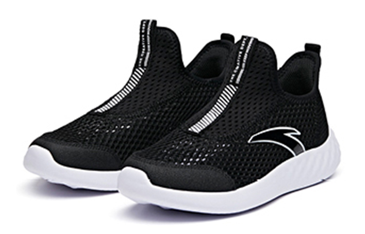 Lookbook (Youth) Anta Slip-On 'Black White' A33025556A-1