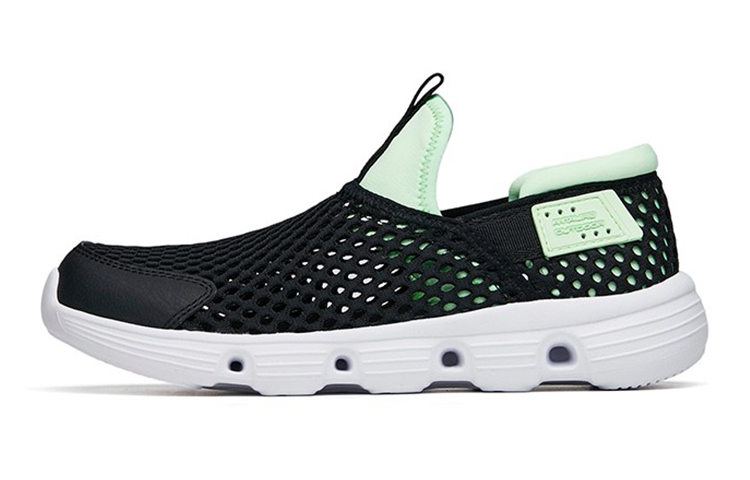 (Youth) Anta Slip-On Sandal 'Black Green' 312236989-3